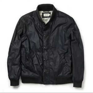 Taylor Stitch Waxed Bomber in Navy size 40